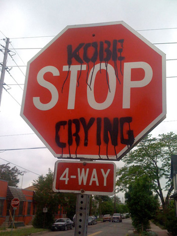 Kobe Stop Crying
